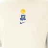 Nike Printed Cotton Round Neck Short Sleeve T-Shirt Women T-Shirts Off-White FV9370-901