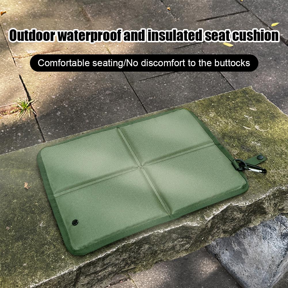 Foldable Seat Cushion Anti Pressure Oxford Cloth Sitting Pad Portable Outdoor Camping Mat Anti-Moisture Chair Cushion