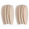 16 Pcs Wooden Plaques With Hold Rustic Wood Cutouts Wall Decoration