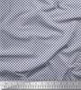 Soimoi Japan Crepe Satin Fabric Geometric Small Print Fabric by the metre 42 Inch