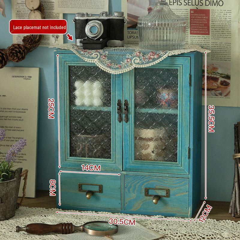 Solid Wood Multi-Layer Desktop Organizer: Office Desk & Cosmetics Storage Rack for Clutter-Free Spaces