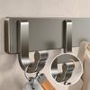 Modern Unique Aluminum Wall Mounted Coat Rack Hooks Eco-Friendly Detachable Design for Home and Hotel