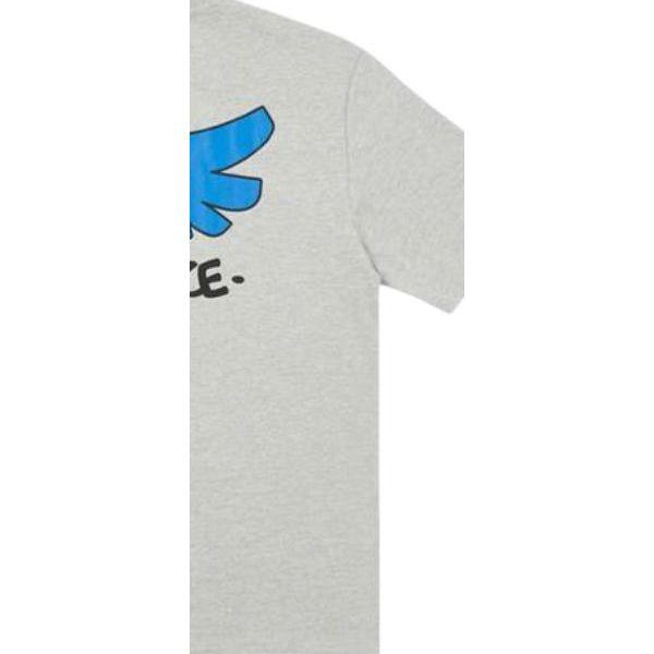 Palace X Slap Magazine Co-Branded Angel Cartoon Print T-Shirt Unisex Tops Gray P20TS252