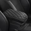 DURASIKO Upgraded Car Console Box PU Leather Easy To Reduces Ideal for Long Interior Car Supplies High-Quality Armrest, Pad, Material, Breathable,