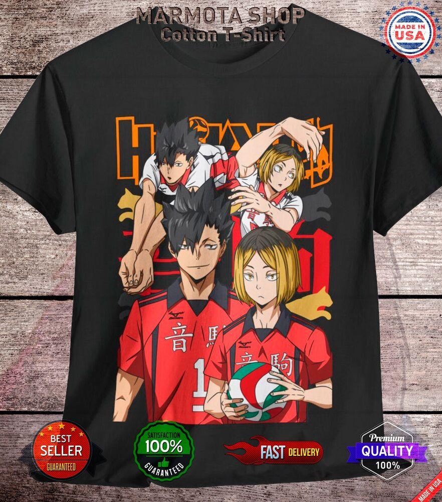 

Kenma Haikyu T-Shirt Tetsuro Anime Soft Tee Japanese Shirt Volleyball Unisex 4XL