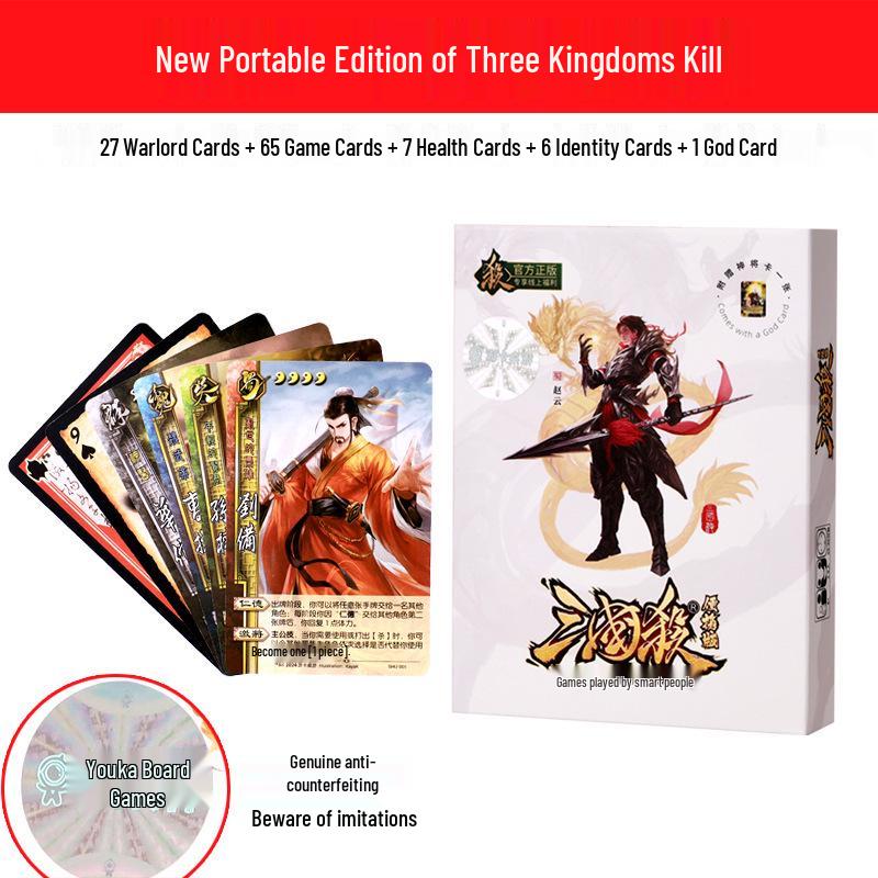 Three Kingdoms Kill Premium & Standard Edition: Full Set Tabletop Game Cards with Free Shipping