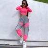 Pantaloni Sportivi Casual Patchwork Riflettenti a Vita Media Europei e Americani Autunno/Inverno 2026