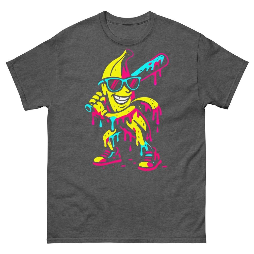 Banana Funny Baseball Drip Kids Youth Boys Girls TShirt
