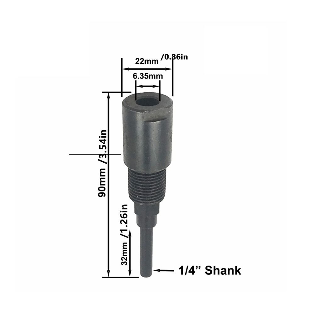 Converter Collet Engraving Machine Milling Cutter Tool Router Collet Extension Extension Rod