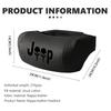Nappa Leather Car Headrest Neck Support Pillow with Cloud Cotton Fill For Jeep Compass Renegade Cherokee Wrangler JK Patriot