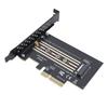 PCIe 4X to M.2 M Key Card 128Gbps Speed PCI E X4 5.0 GEN5 to M.2 NVMe Adapter Card for 2280 2260 2242 2230 SSD