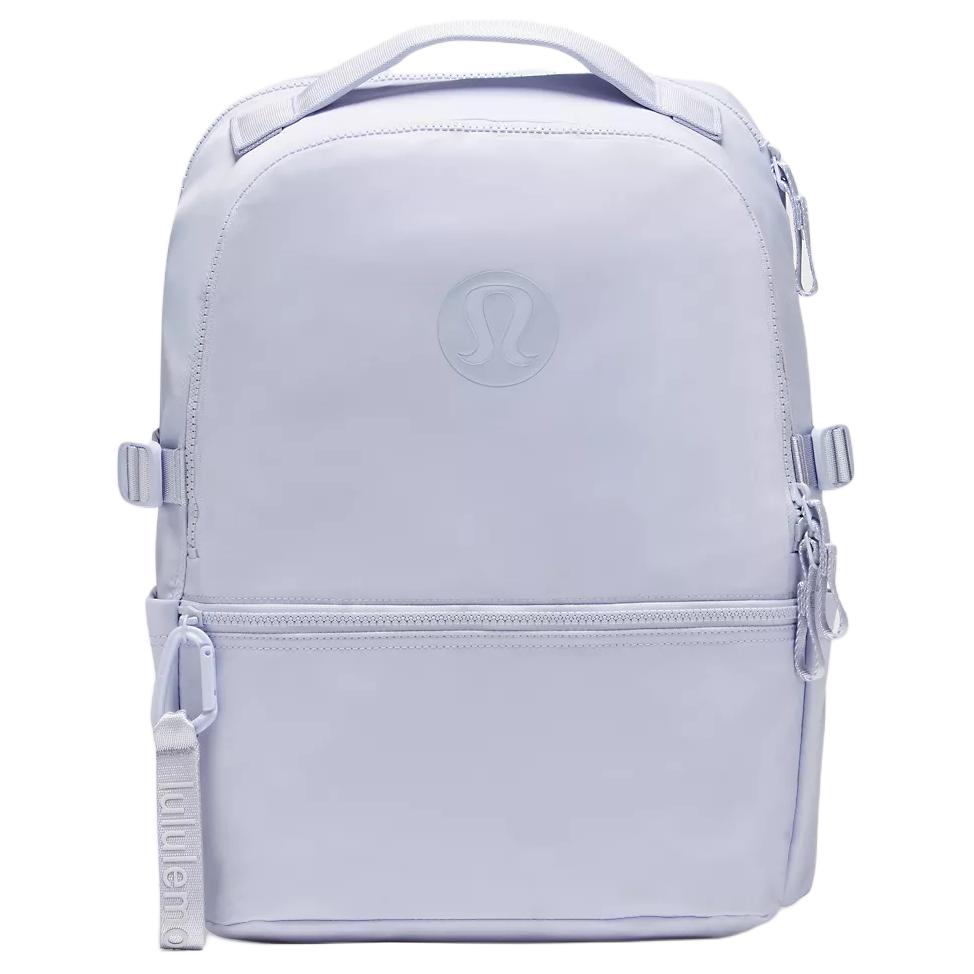 Lululemon New Crew 22L Logo Nylon Backpack Unisex Backpack Serene-Blue LU9CLES-032507 Tranquil Blue