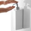 Yamazaki Tower Magnetic Dispenser of Magnetic Refillable Bottles for and Body and 4262 Two-Way (Set 3) - Shampoo, Conditioner, Soap, White, 4258,