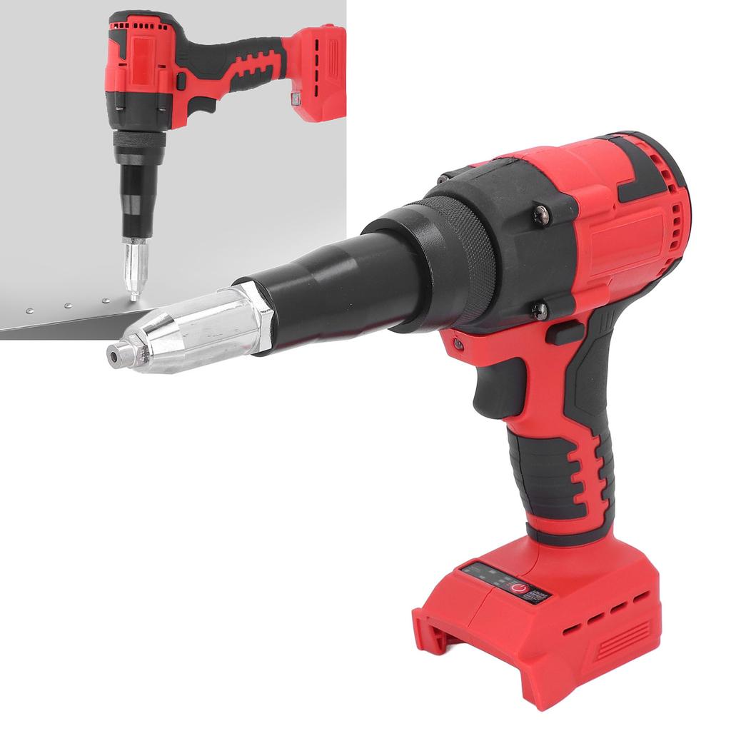 Electric Rivet Gun Kit Battery Powered Cordless Rivet Tool Powerful Brushless Motor 360W 20mm Stroke for 48-11-1820 48-11-1822