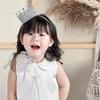 Adjustable Royal Design Hair Ornament For Infants Girls Fashionable Infant Crowns for Celebrations Polyester Accessory