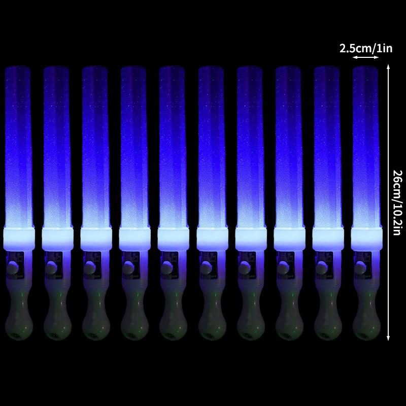 1/10pcs Lightstick Kpop Glow Stick 15Color Support Rod Concerts Glow in The Dark Wedding Party Decor Idol Concert Party Supplies
