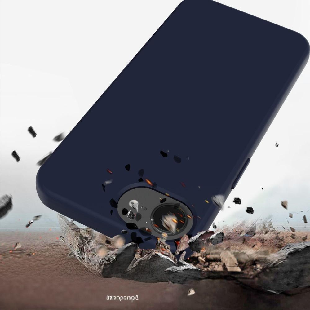 iPhone 17e / 16e Case, Silicone MagSafe, Dark Blue