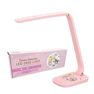 Φωτιστικό Γραφείου LED Χαρακτήρες Sanrio Ρύθμιση Χρώματος Μείωσης Έντασης 4 Λειτουργίες Τροφοδοσία USB Doshisha (Ανάγνωση/Μελέτη, Εργασία, Χαλάρωση, Νύχτα)