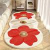 Cross-border Flower Imitation Cashmere Rug for Home, Living Room, Sofa, Bedroom, and Bedside