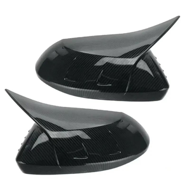 For Toyota Corolla - Car Rearview Side Mirror Cover Horn Wing Cap Exterior Door Rear View Case Trim Shell Housing Add on