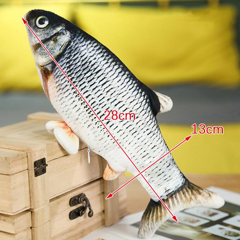 Electronic Pet Cat Toy Electric Usb Charging Simulation Fish Toy Cat Chewing Toy