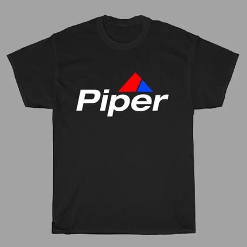 Piper Aircraft Aeroplane Airways Men s Black Size S to 3XL L