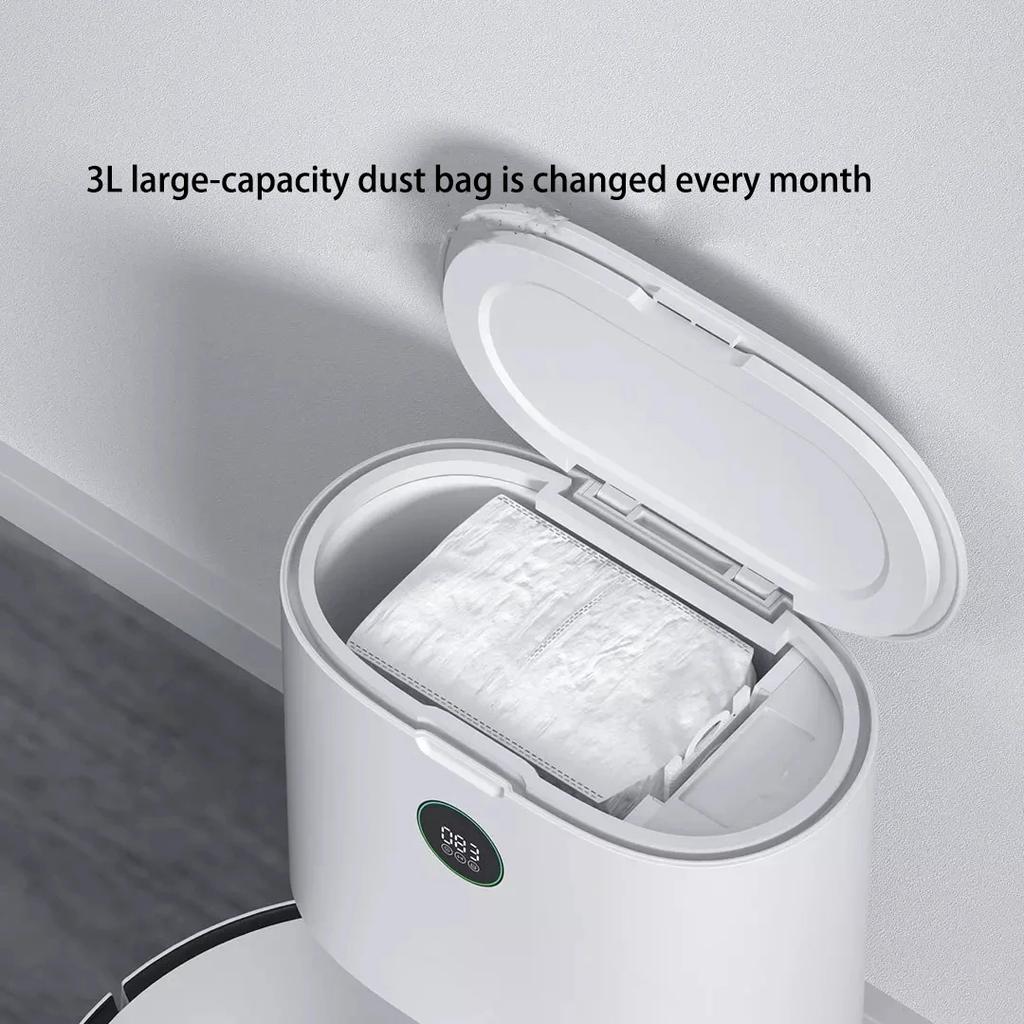 1/3/5/10/20 Pcs Vacuum Cleaner Dust Bag For RoidMi EVE Plus Robotic Sweeper Non-woven Dust Box Filter Bag Replacement Parts