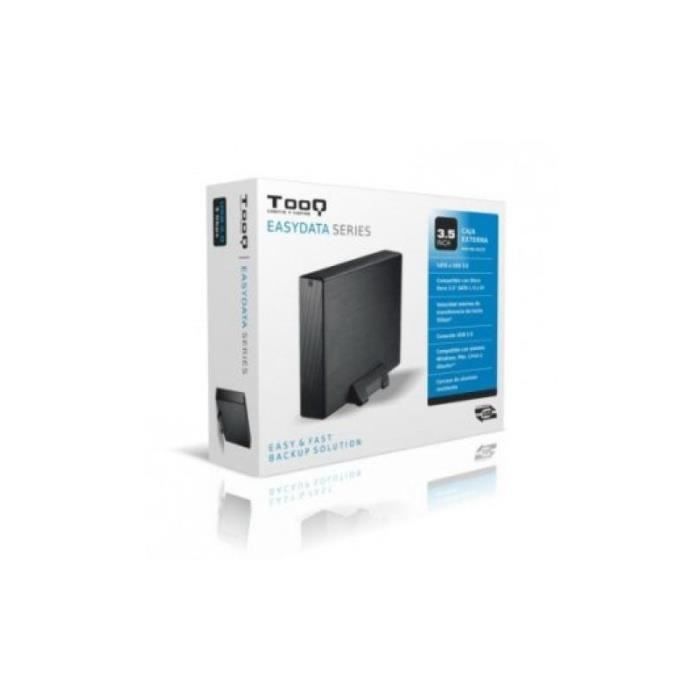 Boîtier HDD 3.5 Sata3 USB 3.0 Noir - TooQ TQE-3527B