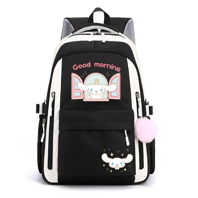 Cartoon Puppy Printed College Style Backpack Student Casual Schoolbag Large Capacity Student Schoolbag