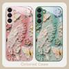 Oil Painting Butterfly For Samsung S26 S22 S8 S9 S10 S20 Ultra S21 Pro S22 Plus S23 FE S24Ultra S25 Edge S24+ Glass Phone Case