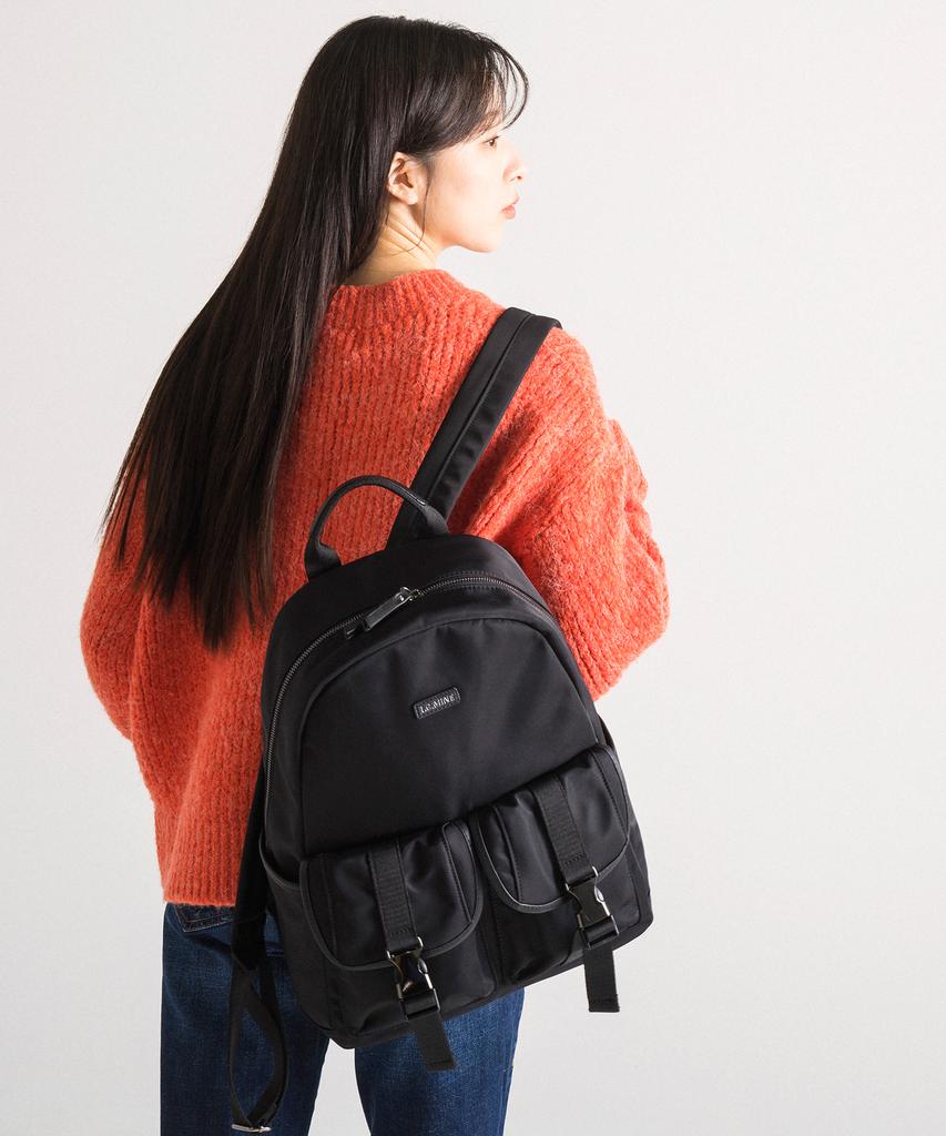 Lemine Nylon Twill Day Bag (Black)