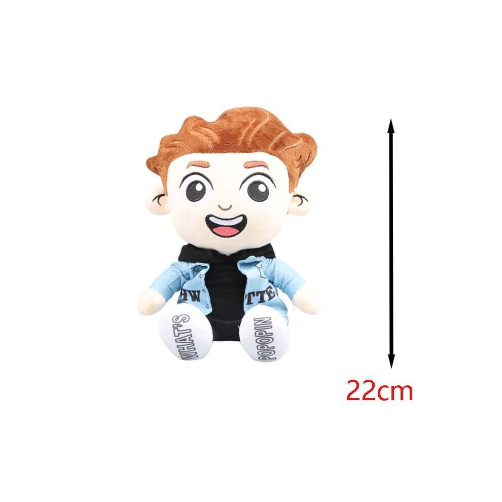 22cm Caylus Blue Clothes Boy Plush Toy Stuffed Dolls Kids Gifts