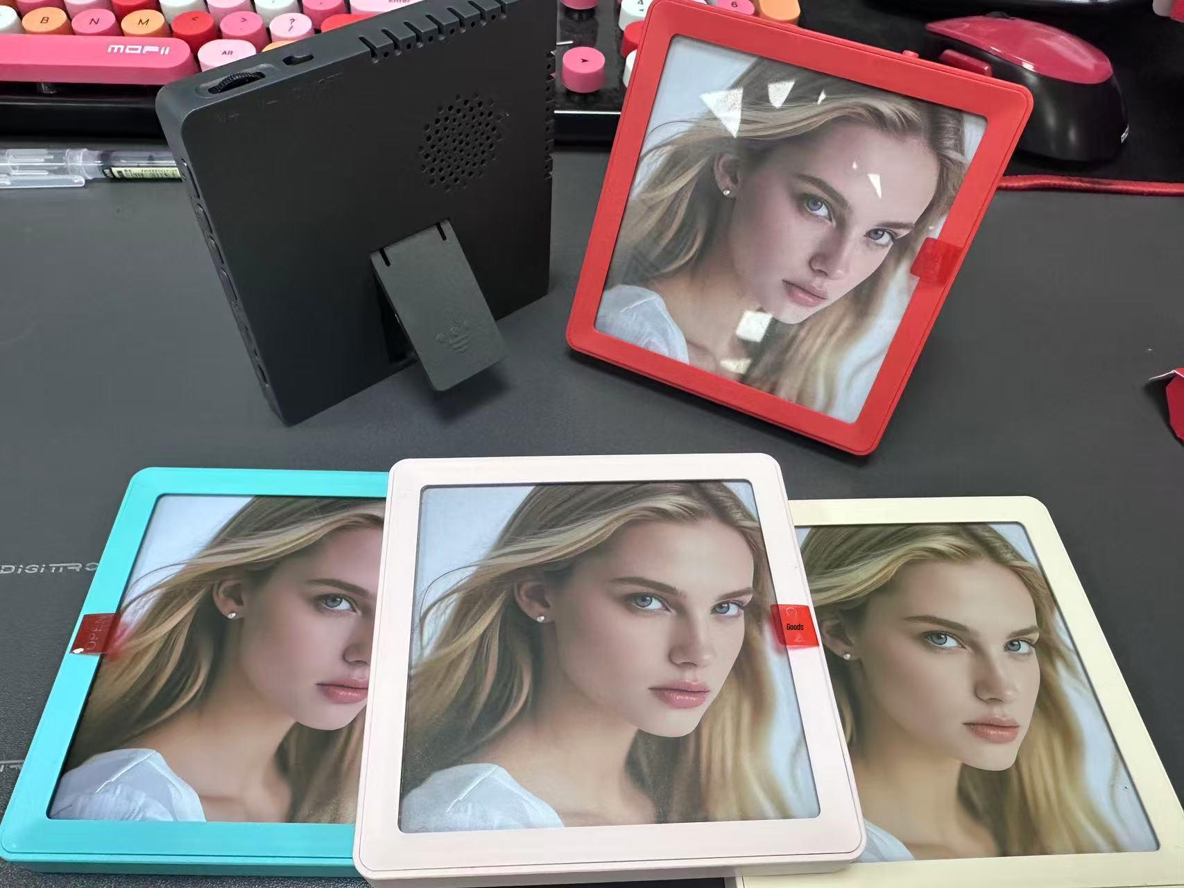

Personalized Magnetic Refrigerator Photo Frame Album with Playable Music чёрный
