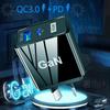 GaN 33W USB Fast Charger: QC 3.0 & PD, US/EU/UK Plug, Ideal for Mobile Phones