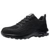 Unisex Steel Toe Safety Shoes - Anti-smash & Puncture Resistant, Breathable, Shock-absorbing PU Sole Work Shoes.