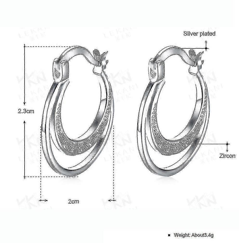 Ohrringe Steif Bunte Legierung Zirkon Schmuck Für Geburtstagsgeschenk