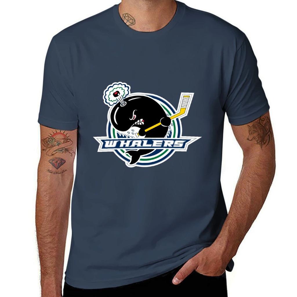 Plymouth Whalers Tshirt Holiday Casual Short Sleeve Top