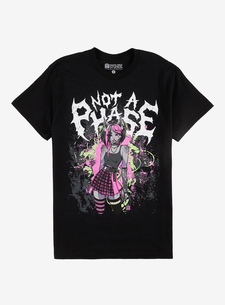 Not A Phase Character T-Shirt By Square Apple Studios
