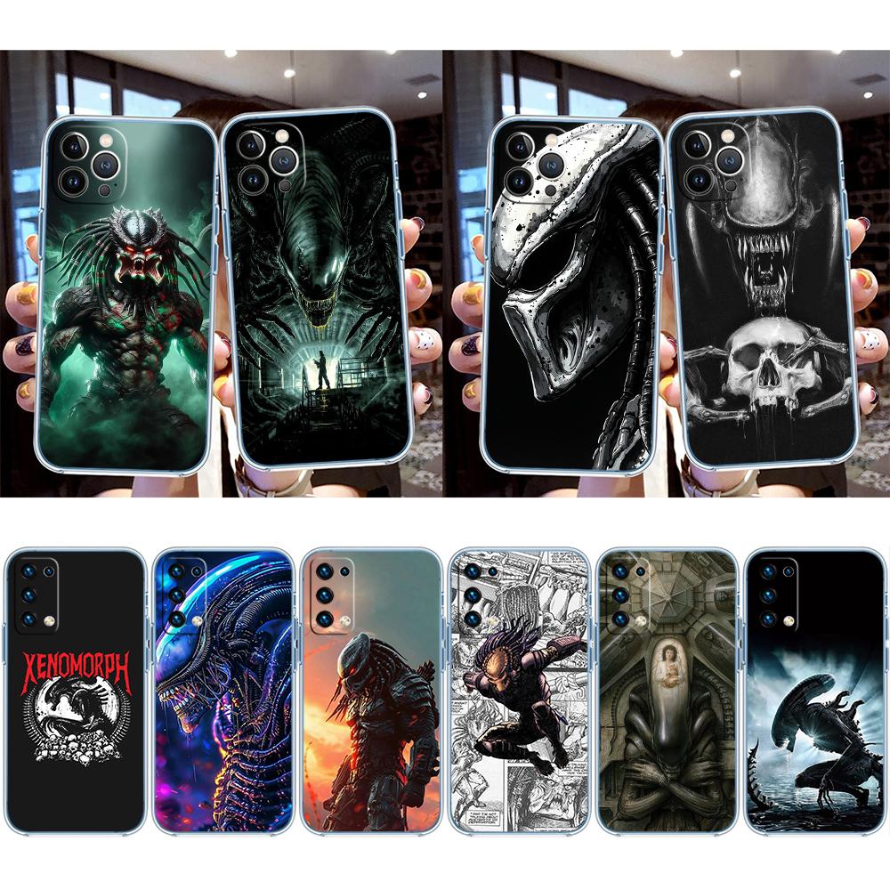 RE3 Aliens vs Predator Xenomorph Phone Case for Motorola Moto Edge 20 30 40 50 S30 Fusion Ultra Pro Neo Lite + G200 G23