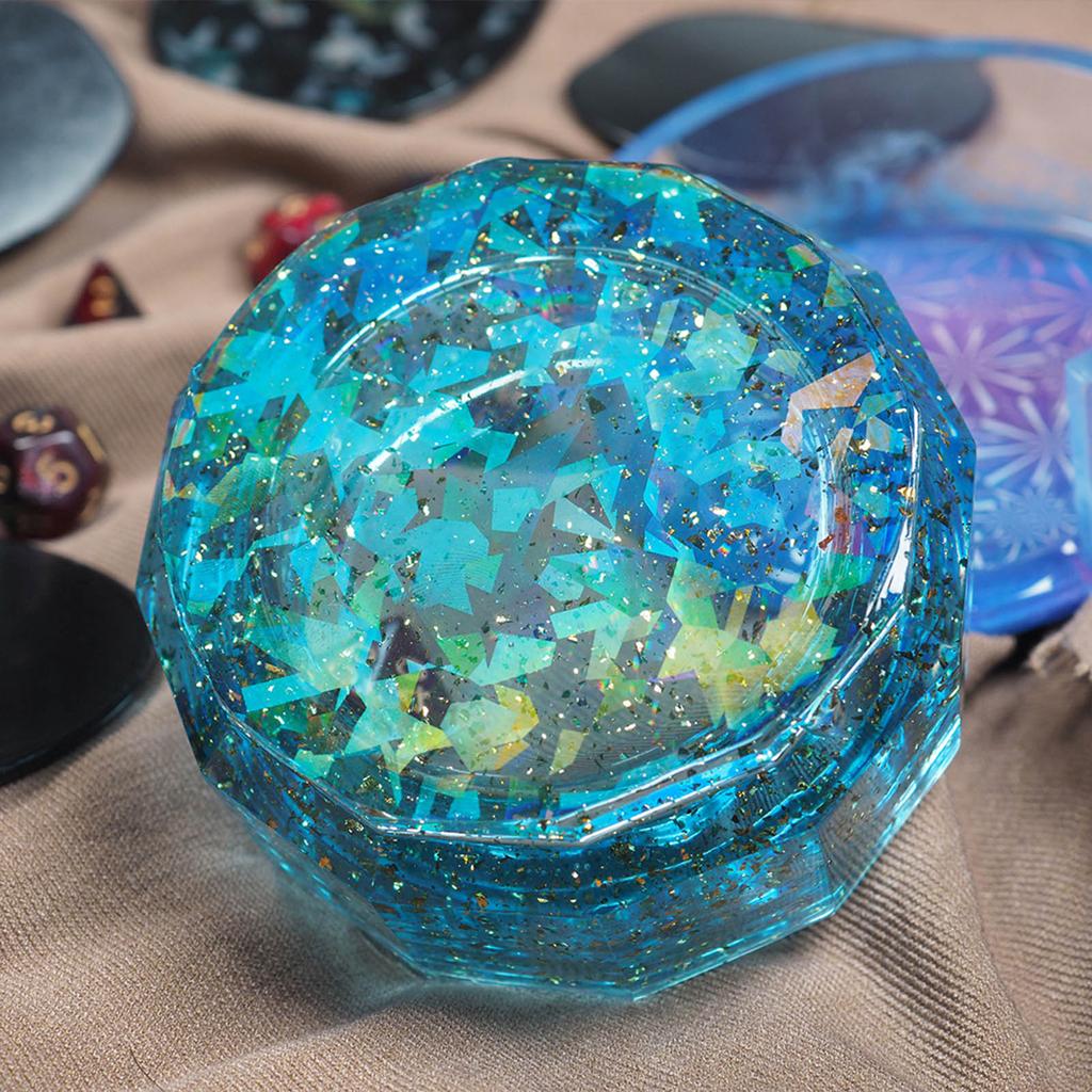 Holographic Mold Insert for Resin Molds for Coasters Making Resin DIY Artwork