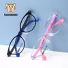 Comfortable Kids' Eyeglass Frames with Adjustable Nose Pads and Silicone Temples - Lightweight, Cute, and Durable for Girls