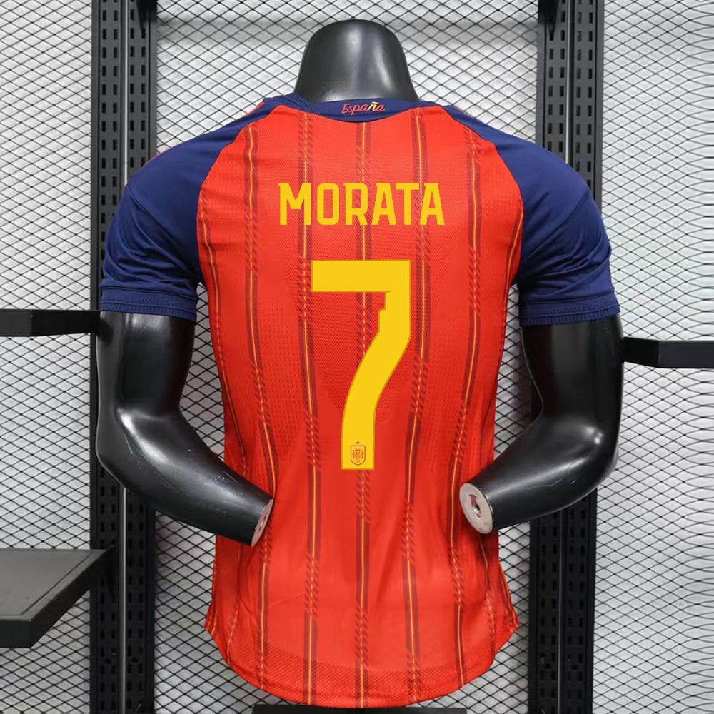 Spain 2026 Player Edition Home Jersey #19 Lamine Yamal Men's National Team Football Kit