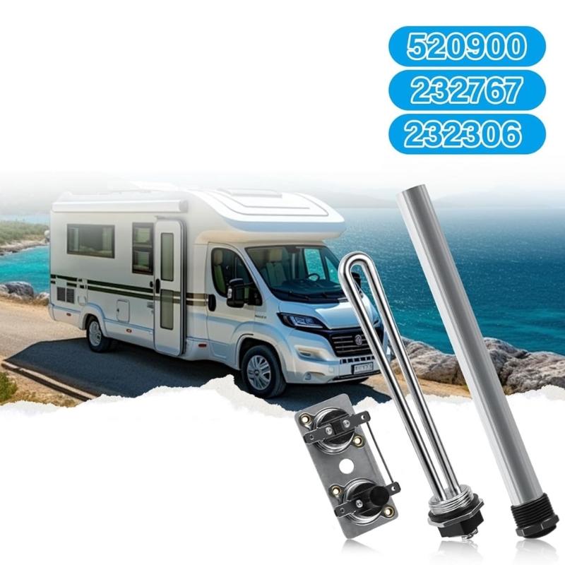 Quick Heat Metal Water Heater Element 520900 Strong Metal Heating Tube for Suburban Camping Hot Water System Use