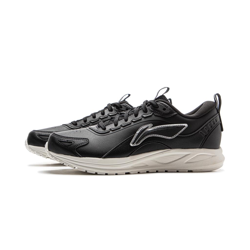 Li-Ning Trendy Fashion Versatile Non-Slip Wear-Resistant Low-Top Casual Shoes Women sneaker Black AGLU314-1