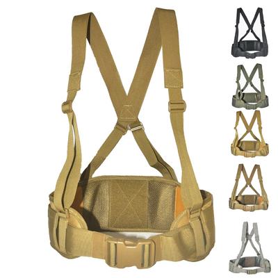Military Tactical Adjustable Belt Outdoor Work Men Molle Battle Belt Army Combat CS Airsoft Hunting Paintball Padded Waist Belts