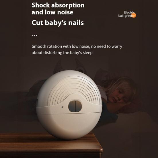 Yousheng 2-In-1 Electric Nail Clipper Automatic Kids Adults Seniors Nail Trimmer with LED Light Baby Manicure Grinding File Fingernail Cutter Polisher