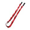 12 Loops Yoga Stretch Strap Nylon Nonelastic Yoga Strap for Yoga Pilates GymnasticsRed