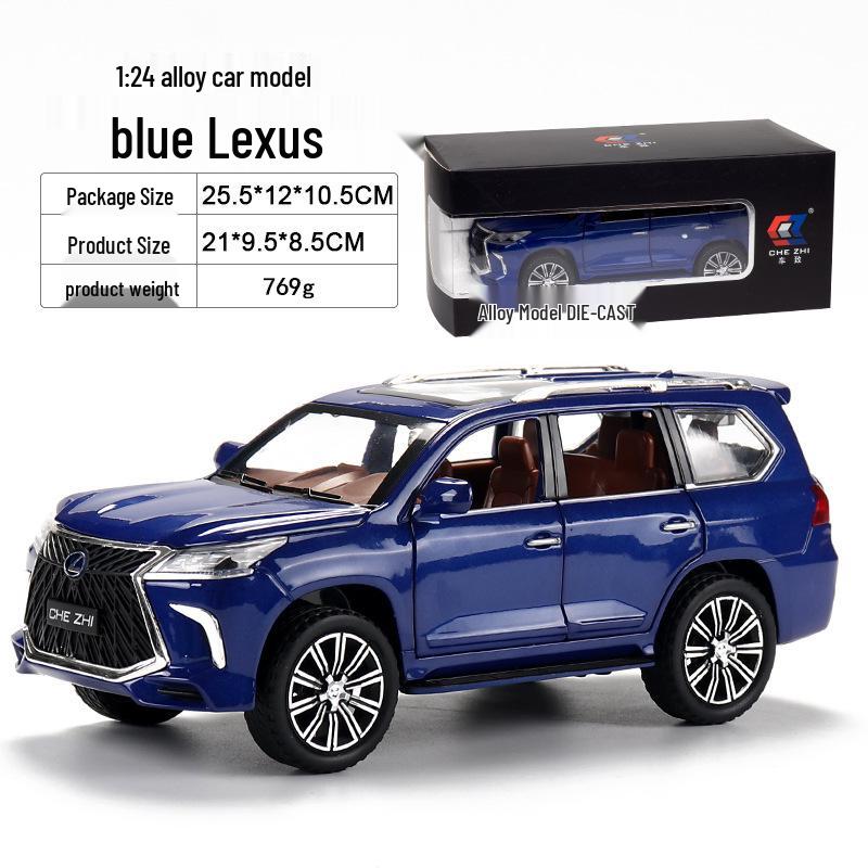 1:24 G63 Alloy Off-Road Toy Car, Six-Doors Open, Light & Sound, Pull-Back Action for Kids