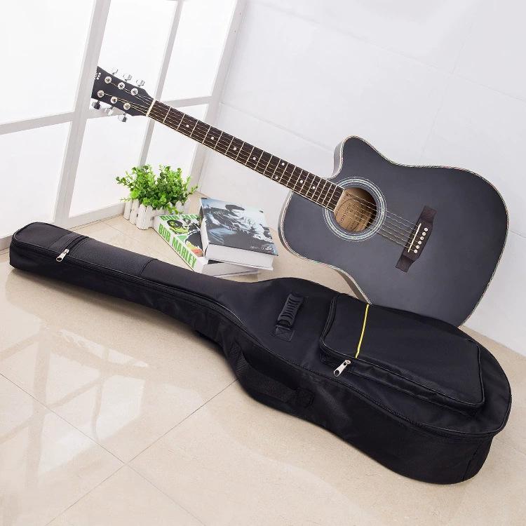 40/41 Inch Folk Guitar Backpack - Thick Padded Double Shoulder Bag