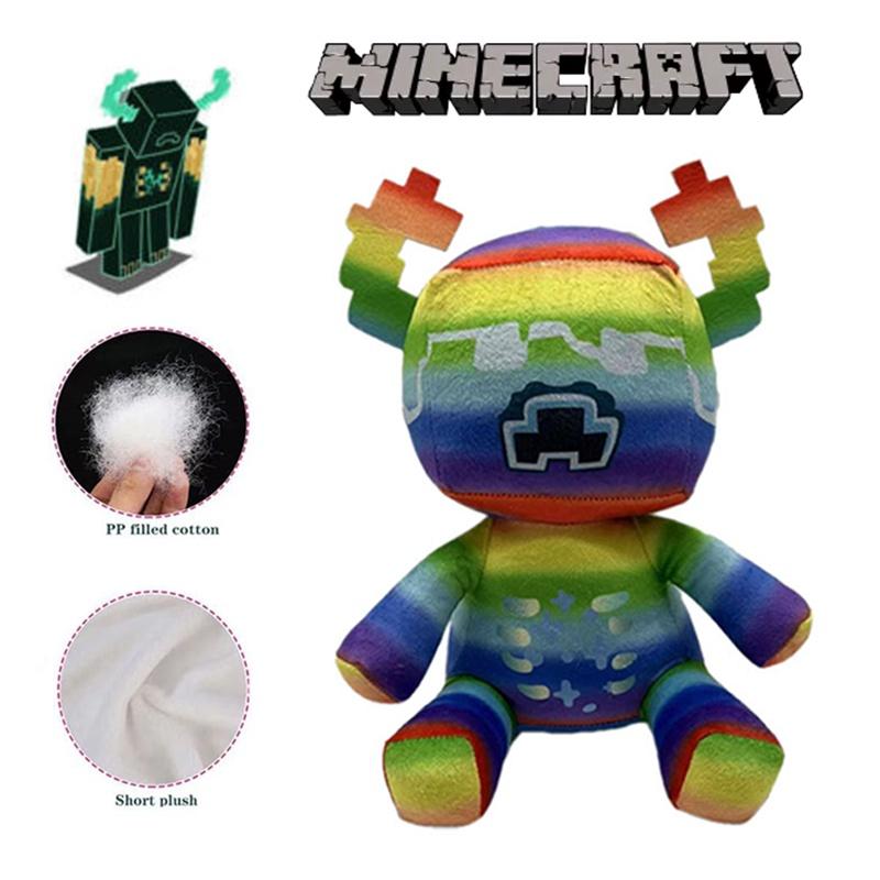 Peluche Gardien Minecraft Super Douce Et Câline Cadeau Pour Enfants Pour Noël Et Anniversaires